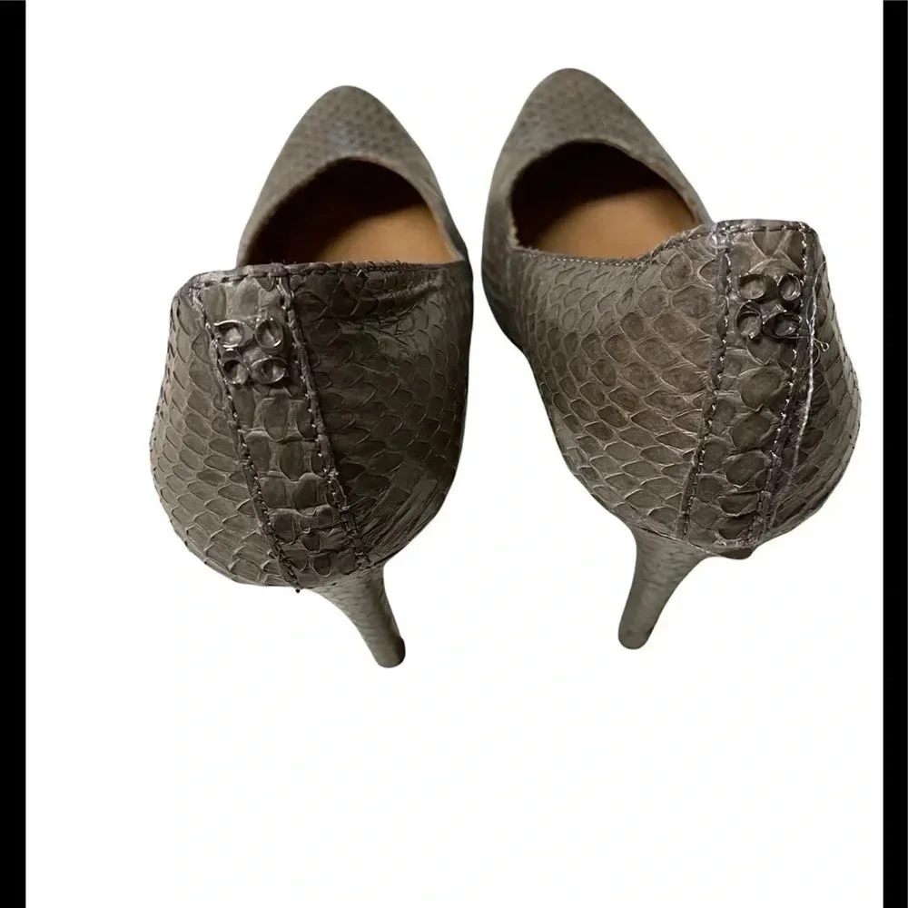 Coach Urban Reptile Heels Sz 9.5